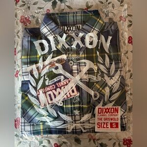 Women’s small dixxon flannel “the griswold” Christmas vacation theme NIB